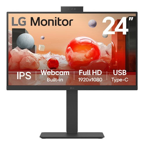 LG 24BA850-B.AEU computer monitor 60.5 cm (23.8") 1920 x 1080 pixels Full HD Black