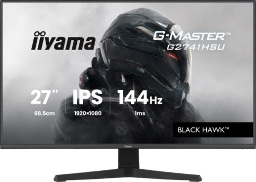 iiyama G-MASTER Get ahead with the 27" G2741HSU Black Hawk monitor with IPS Panel Technology and 1ms MPRT