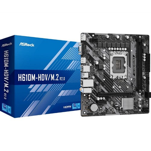 Asrock H610M-HDV/M.2 R2.0 motherboard Intel H610 LGA 1700 micro ATX