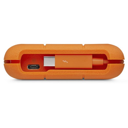 LaCie Rugged Secure external hard drive 2 TB Orange, White