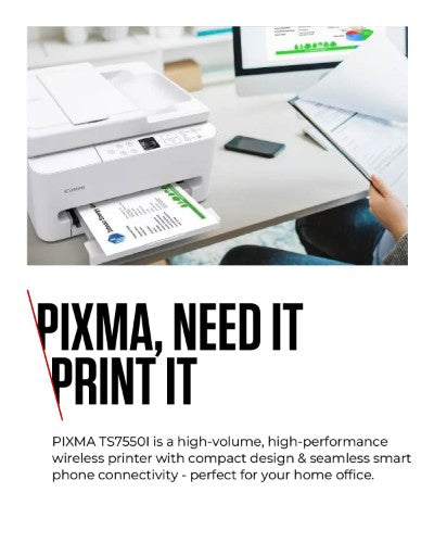 Canon PIXMA TS7550i Inkjet A4 1200 x 1200 DPI Wi-Fi