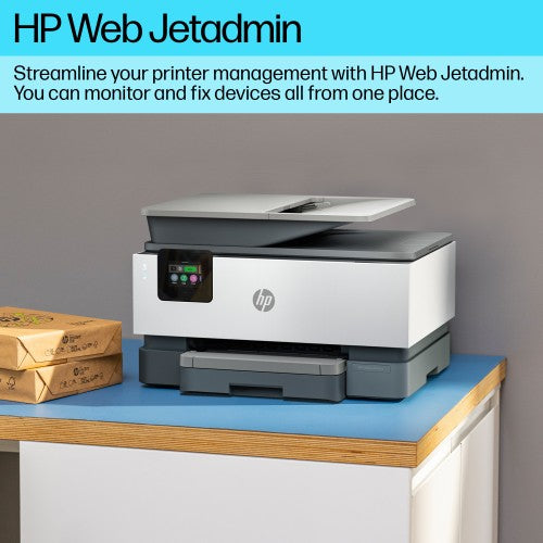 HP OfficeJet Pro 9120b Wireless All-in-One Color Printer, Two-sided printing; Copier, Scanner