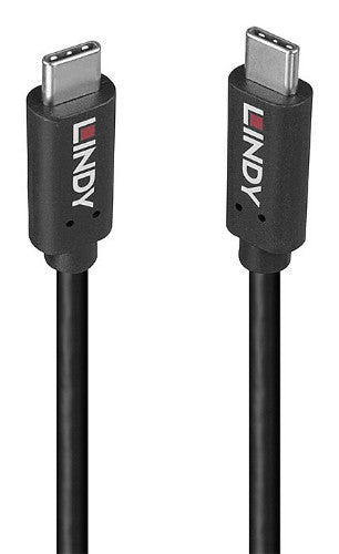 Lindy 36976 USB cable USB 3.2 Gen 2x2 1 m USB C Black