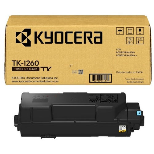 Kyocera 1T0C150NL0/TK-1260 Toner-kit black, 10K pages ISO/IEC 19752 for Kyocera PA 4000 x
