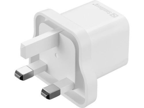 Sandberg USB-C AC 20W Charger UK + Lightning 1M