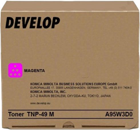 Konica Minolta A95W350/TNP-49M Toner magenta, 12K pages for KM Bizhub C 3351