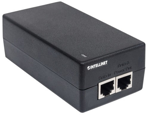 Intellinet Gigabit Ultra PoE+ Injector, 1 x 60 W Port, IEEE 802.3bt and IEEE 802.3at/af Compliant, Plastic Housing