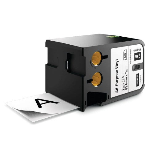 Dymo 1868755 DirectLabel-etikettes Vinyl black on white 54mm x 7m for Dymo Rhino XTL-500