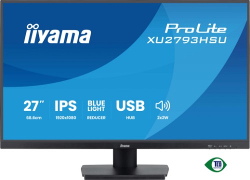 iiyama ProLite 27” IPS technology panel with USB hub and 100Hz refresh rate