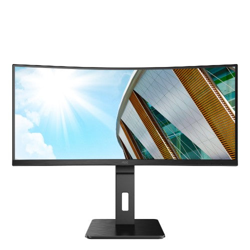 AOC P2 CU34P2A computer monitor 86.4 cm (34") 3440 x 1440 pixels Quad HD LED Black