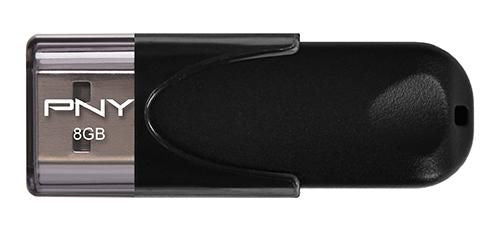PNY Attaché 4 USB flash drive 8 GB USB Type-A 2.0 Black