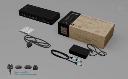 i-tec Universal 5x 4K/60Hz Display Docking Station + Power Delivery 100W