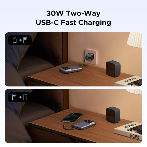 Ugreen UNO 10000 mAh Wireless charging Black