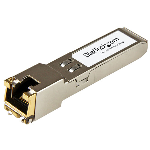 StarTech.com Brocade BRSFP-1GECOPR Compatible SFP Module - 1000BASE-T - SFP to RJ45 Cat6/Cat5e - 1GE Gigabit Ethernet SFP - RJ-45 100m