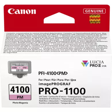 Canon 6782C001/PFI-4100PM Ink cartridge light magenta 80ml for Canon IPF PRO-1100