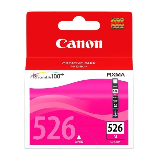Canon 4542B001/CLI-526M Ink cartridge magenta, 520 pages ISO/IEC 24711 9ml for Canon Pixma IP 4850/MG 5350/MG 6150/MG 6250/MX 885