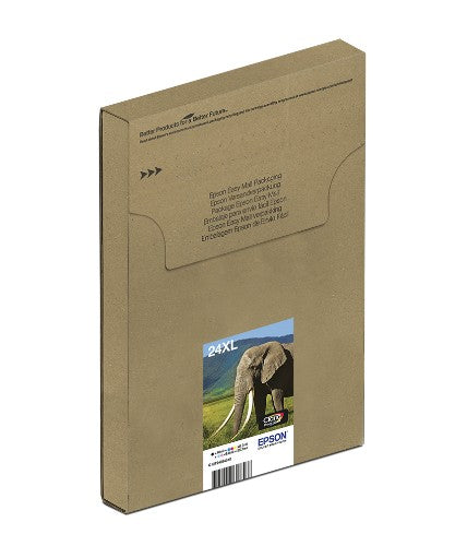 Epson C13T24384510/24XL Ink cartridge multi pack Bk,C,M,Y,LC,LM high-capacity for Easymail, 6x740 pages 500pg + 5x740 pg, 1x10ml + 3x9ml + 2x10ml Pack=6 for Epson XP 750