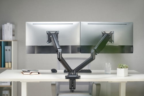 Equip 13"-27" Interactive Dual Monitor Desk Mount Bracket