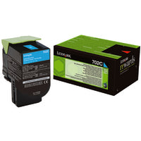Lexmark 70C20C0/702C Toner-kit cyan return program, 1K pages ISO/IEC 19798 for Lexmark CS 310/510