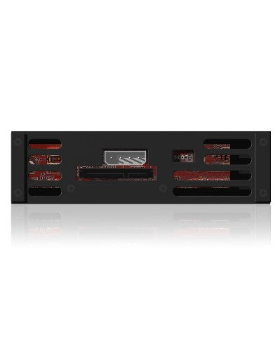 ICY BOX IB-138SK-B-II Carrier panel Black