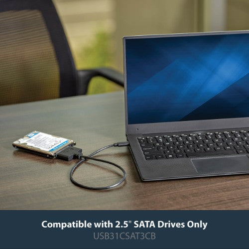 StarTech.com USB 3.1 (10Gbps) Adapter Cable for 2.5” SATA Drives - USB-C