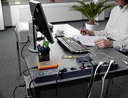 Brennenstuhl Secure-Tec 19.500A Anthracite 6 AC outlet(s) 3 m