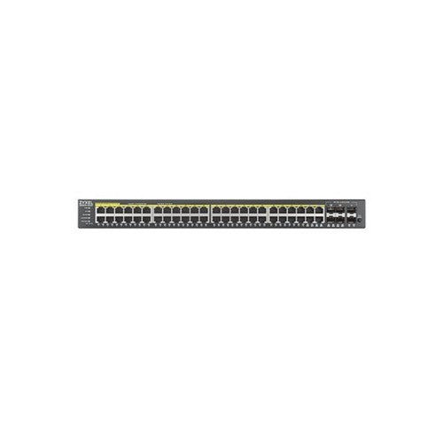 Zyxel GS2220-50HP-GB0101F network switch Managed L2 Gigabit Ethernet (10/100/1000) Power over Ethernet (PoE) Black