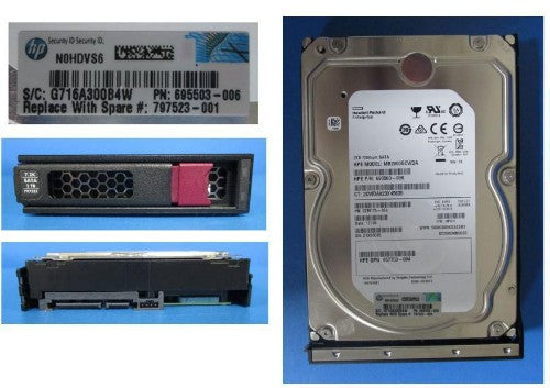 HPE 797523-001 internal hard drive 2 TB 7200 RPM 3.5" Serial ATA III