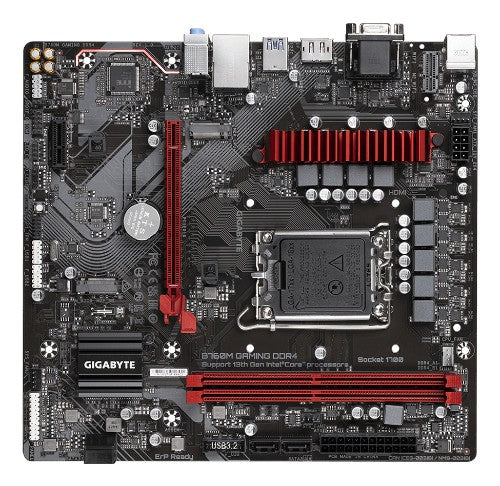 GIGABYTE B760M GAMING DDR4 Motherboard - Supports Intel Core 14th Gen CPUs, 6+2+1 Phases Digital VRM, up to 5333MHz DDR4 (OC), 2xPCIe 4.0 M.2, 2.5GbE LAN, USB 3.2 Gen1