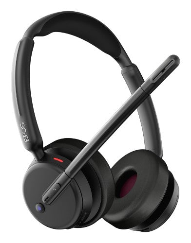 EPOS 1001490 headphones/headset Wired & Wireless Head-band Office/Call center USB Type-C Bluetooth Black
