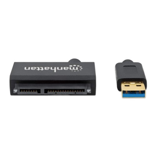 Manhattan USB-A to SATA 2.5" Adapter Cable, 42cm, Male to Male, 5 Gbps (USB 3.2 Gen1 aka USB 3.0), Supports 48-bit LBA, SuperSpeed USB, Three Year Warranty
