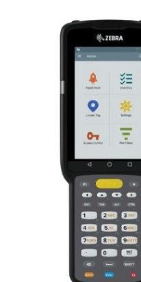 Zebra MC3390xR handheld mobile computer 10.2 cm (4") 800 x 480 pixels Touchscreen 769 g Black