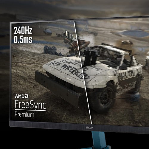 Acer NITRO VG2 Nitro VG272UW2 - 27" Quad HD (2560x1440), 240Hz, 0.5ms, ZeroFrame, HDR400, AMD FreeSync Premium Gaming Monitor