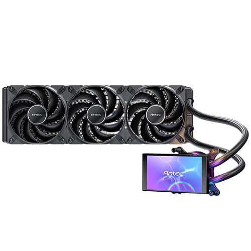 Antec VORTEX VIEW 360 Processor All-in-one liquid cooler 12 cm Black 1 pc(s)