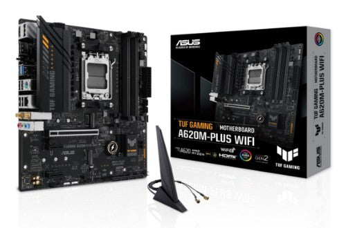 ASUS TUF GAMING A620M-PLUS WIFI AMD A620 Socket AM5 micro ATX
