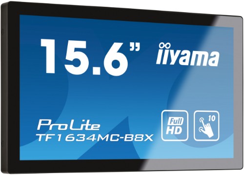 iiyama ProLite 15.6" Full HD 10 point PCAP Open Frame touchscreen featuring IPS Panel Technology and touch through glass function