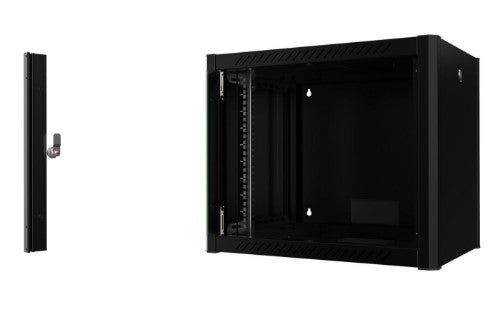 Lanview RWP09U45BL rack cabinet 9U Wall mounted rack Black