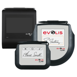 Evolis SIG100 10.2 cm (4") White, Black LCD