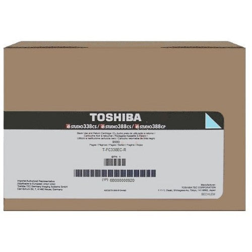 Toshiba 6B000000920/T-FC338ECR Toner cyan return program, 6K pages for Toshiba E-Studio 388