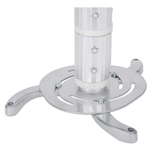Manhattan Projector Mount, Ceiling, Universal, Tilt & Swivel, Height Range: 13 to 106cm, Max 10kg, Silver, Lifetime Warranty