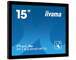 iiyama TF1534MC-B7X computer monitor 38.1 cm (15") 1024 x 768 pixels XGA LED Touchscreen Multi-user Black