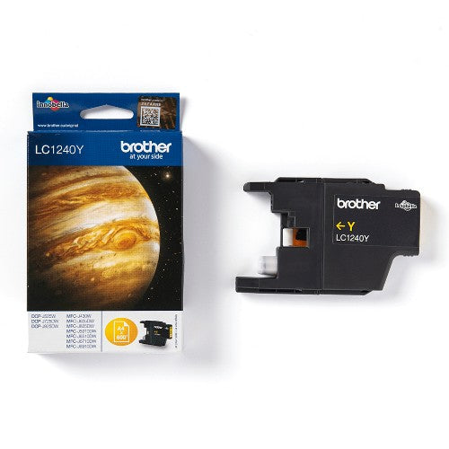 Brother LC-1240Y Ink cartridge yellow, 600 pages ISO/IEC 24711 for Brother DCP-J 525/MFC-J 6510