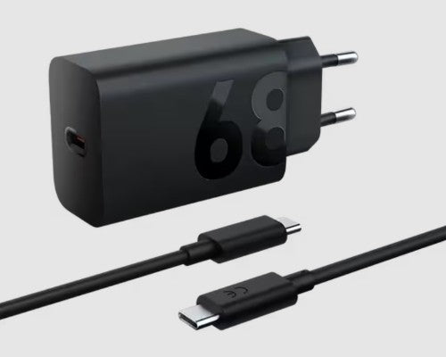 Lenovo 68W USB-C Wall Charger Tablet, Universal Black AC Indoor
