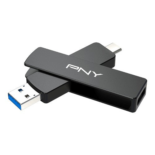 PNY DUO LINK V3 USB flash drive 1 TB USB Type-A / USB Type-C 3.2 Gen 1 (3.1 Gen 1) Black
