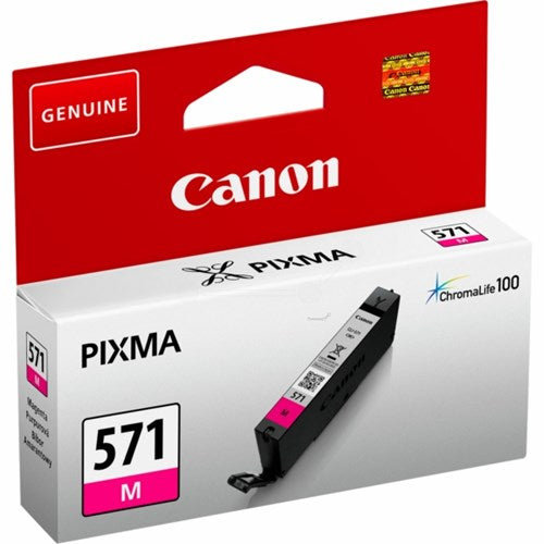 Canon 0387C001/CLI-571M Ink cartridge magenta, 297 pages ISO/IEC 24711 182 Photos 6.5ml for Canon Pixma MG 5750/7750