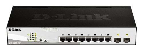 D-Link 8-Port Gigabit PoE Smart Managed Switch with 2 SFP ports