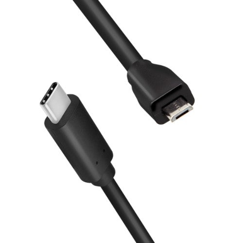 LogiLink CU0197 USB cable USB 2.0 1 m USB C Micro-USB B Black