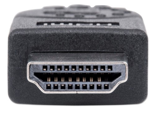 Manhattan HDMI 4K@30Hz Cable, 1.8m, Male to Male, Black, Ultra HD 4k x 2k, Fully Shielded, Gold Plated Contacts, Lifetime Warranty, High Speed, Equivalent to HDMM6