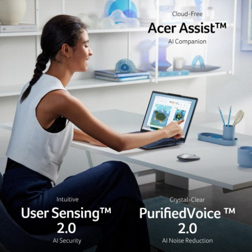 Acer Swift 14 AI Copilot+ PC (SF14-51) - Intel Core Ultra 7 CPU, 16GB, 1TB, 14" 2.8K OLED display, Windows 11