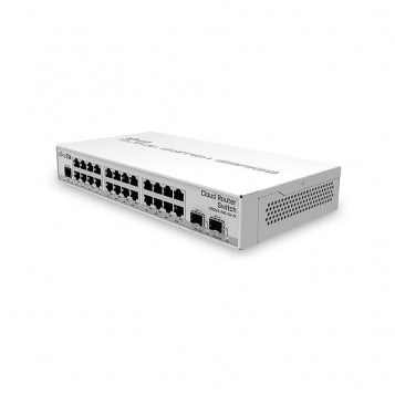 Mikrotik CRS326-24G-2S+IN network switch Managed Gigabit Ethernet (10/100/1000) Power over Ethernet (PoE) White
